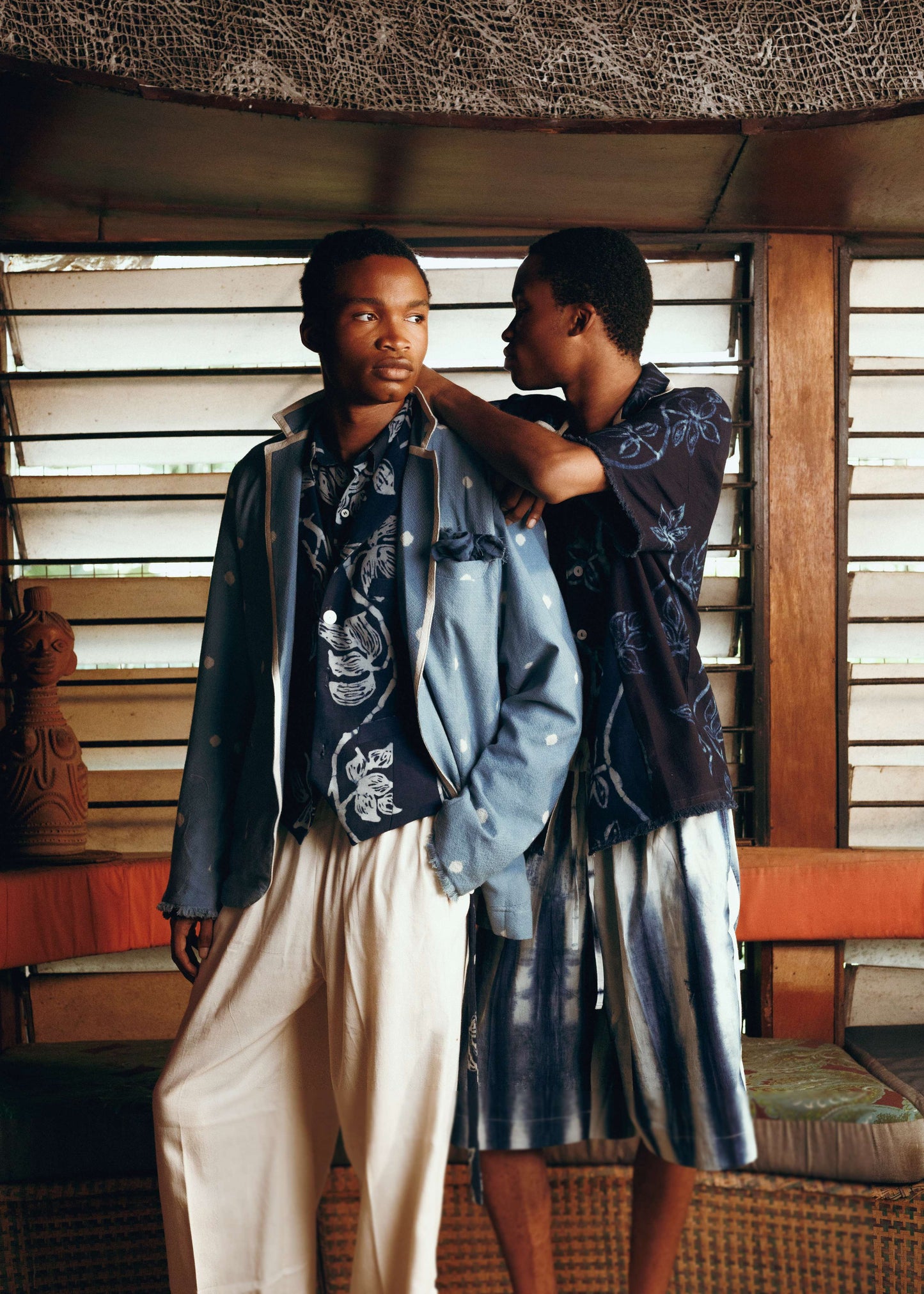 AJASA SHORTS - BLOCK STRIPE