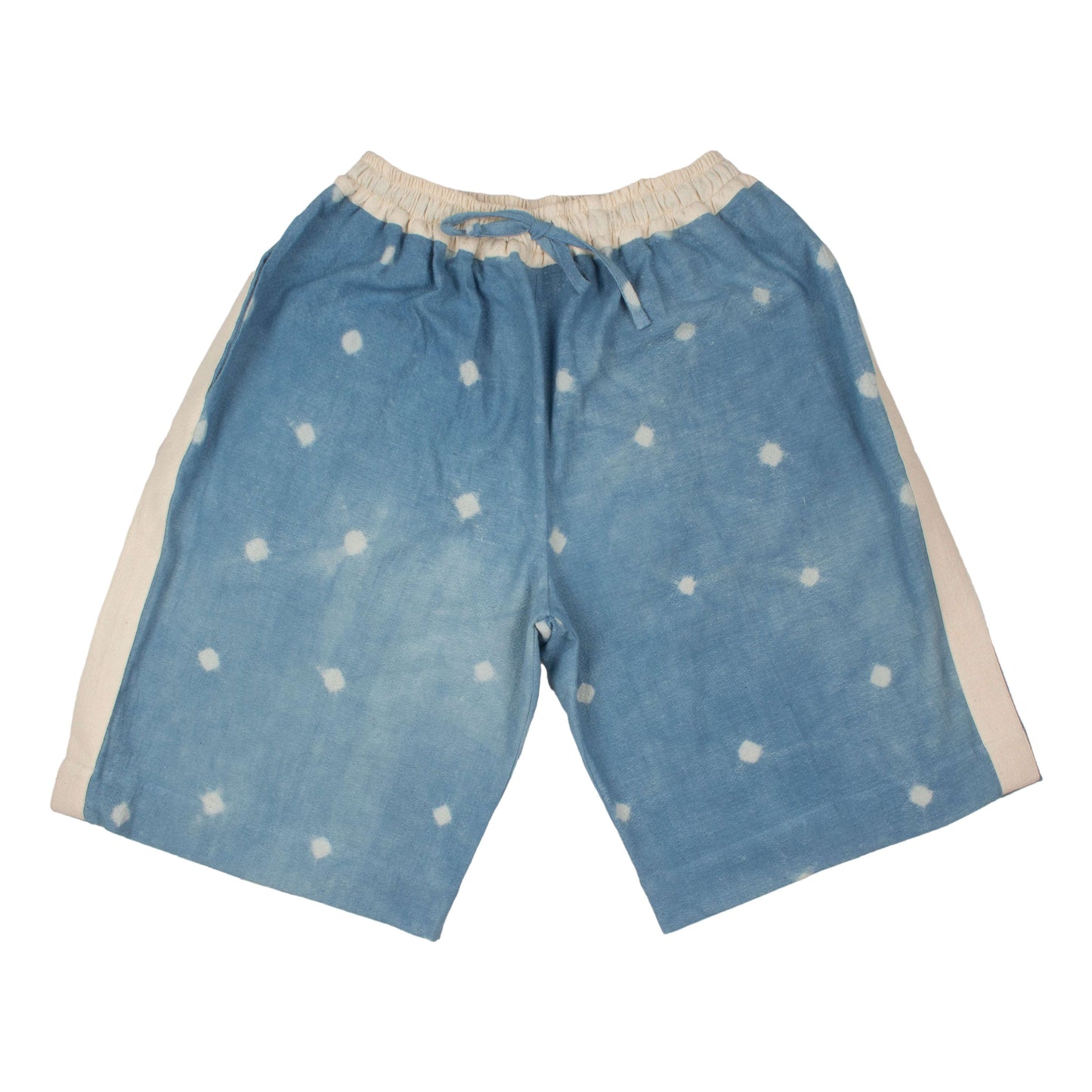 AJASA SHORTS - SKY BLUE POLKA DOT