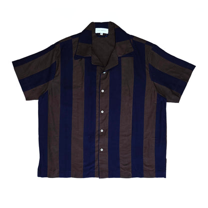 IJEBU SHORT SLEEVE PATCHWORK CAMP SHIRT