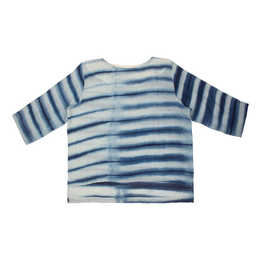 LEKKI BOATNECK TOP - BLOCK STRIPE