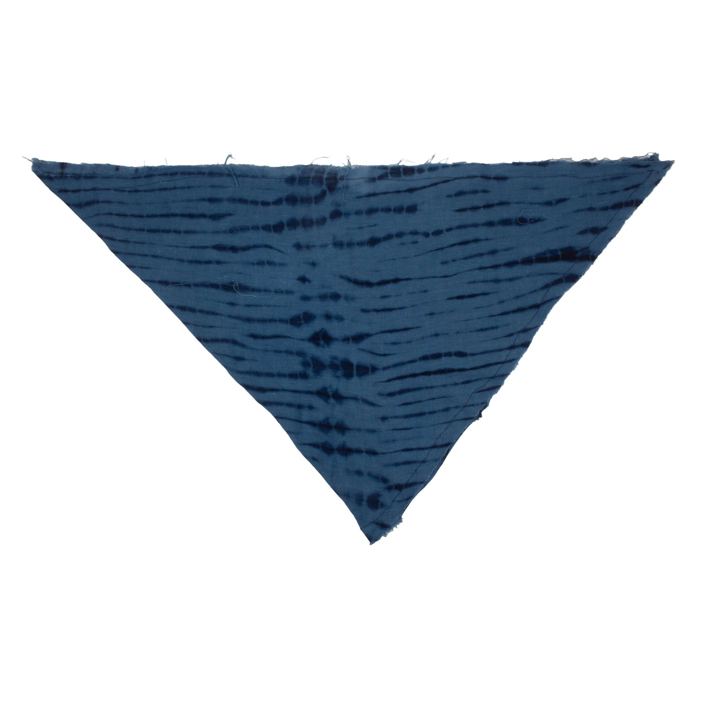 AJASA TRI-FOULARD- INDIGO BLOCK STRIPE