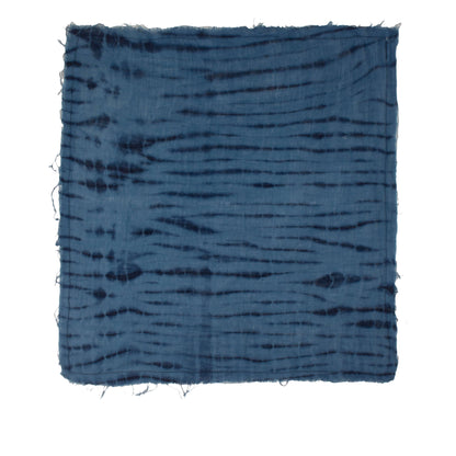 AJASA BANDANA - INDIGO BLOCK STRIPE