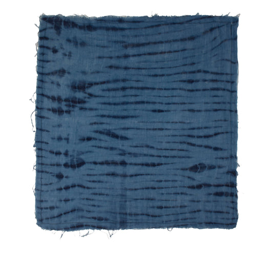 AJASA BANDANA - INDIGO BLOCK STRIPE
