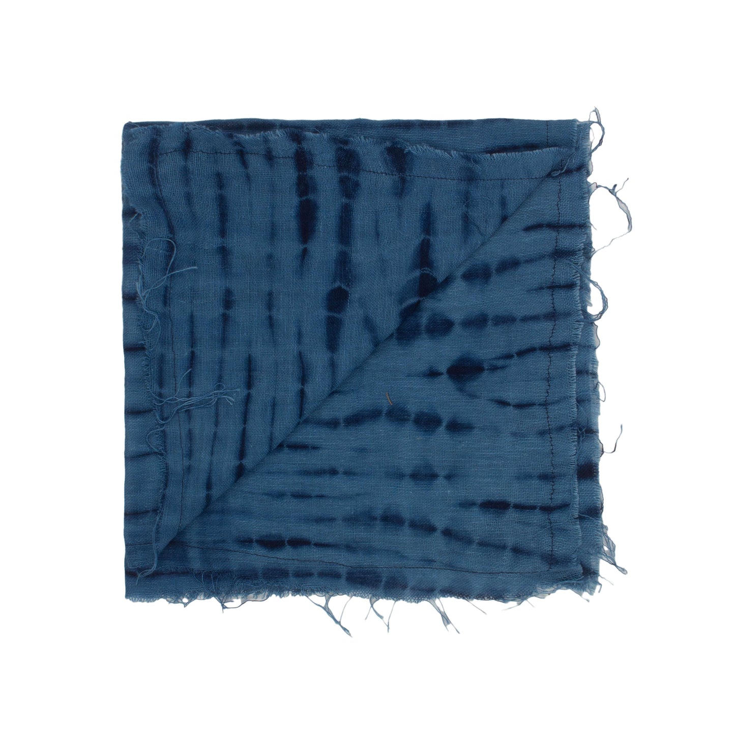 AJASA BANDANA - INDIGO BLOCK STRIPE
