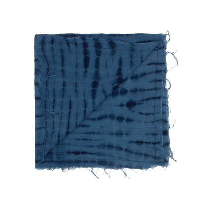 AJASA BANDANA - INDIGO BLOCK STRIPE