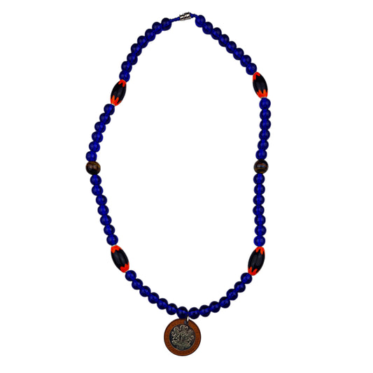 OLOKUN BEADED NECKLACE