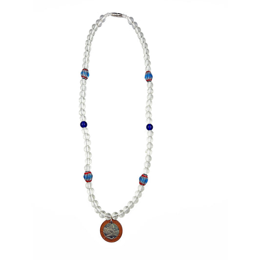 OLOKUN BEADED NECKLACE