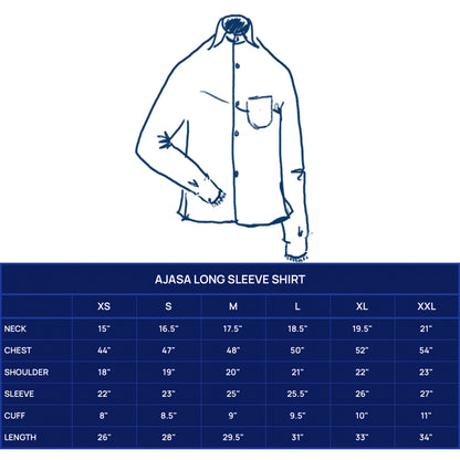 AJASA LONG SLEEVE SHIRT - GALACTIC STEM PRINT